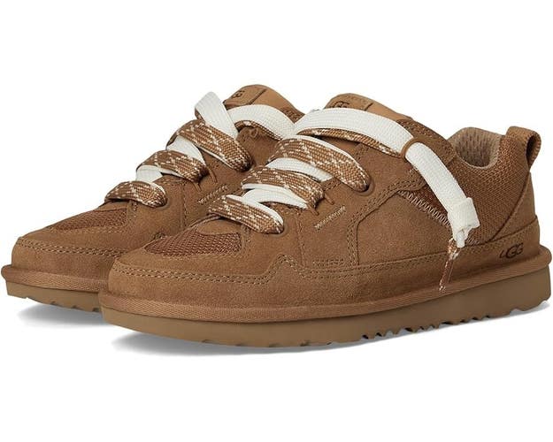 Ugg Lo Lowmel 1166490K-CHE Sneakers Kids Chestnut Suede Lifestyle Shoes GUG63