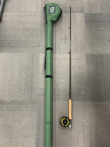 Used CABELAS THREE FORKS + PRESTIGE PLUS 2 Rod and Reel Combo 11614-S000237278