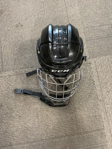 Used CCM FM YOUTH Helmet Cage Combo Black SM 11614-S000237252