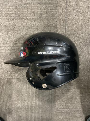 Used Rawlings BATTING HELMET Batting Helmet No Mask Black MD 11614-S000237207
