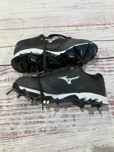 Black Mizuno Footwear Metal Cleats I Size 8 Womens  (New)
