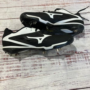 Black Mizuno Heist IQ Metal Cleats I Size 10.5 (New)