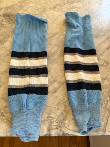 Blue Senior Medium Knit Socks (Used)