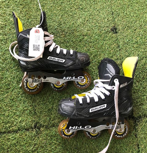 Youth Bauer RS Inline Skates Regular Width Size 13.0 (Used)