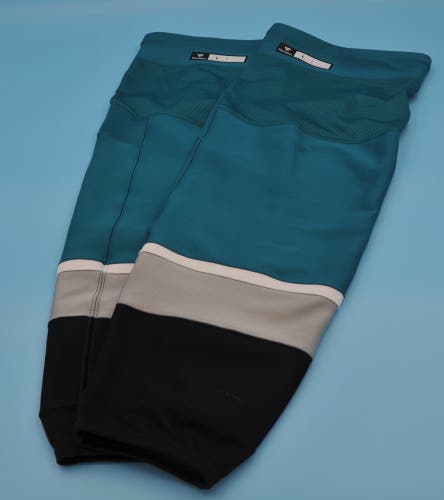 Fanatics San Jose Sharks game-used Heritage socks size L