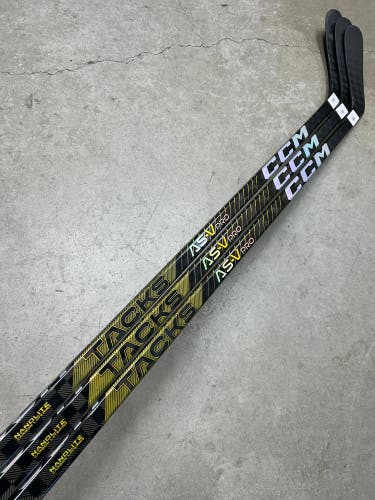 3 PACK 90 Flex P29 Senior CCM Tacks ASV Pro Left Hand Hockey Stick Pro Stock (New)