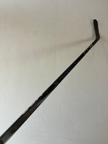 New 85 Flex P92M Senior CCM JetSpeed FT7 Pro Left Hand Pro Stock Hockey Stick - Black