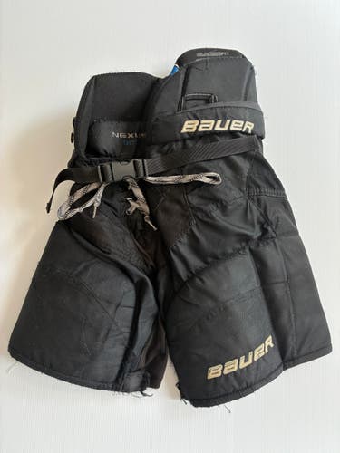Used Junior Medium Bauer Nexus 800 Hockey Pants - Black