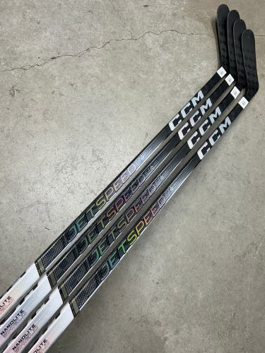 4 PACK 95 Flex P28M Senior CCM JetSpeed FT6 Pro Left Hand Hockey Stick Pro Stock (New)