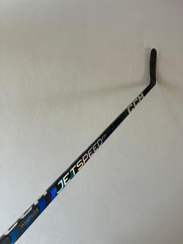 New 90 Flex P46M Senior CCM JetSpeed FT7 Pro Left Hand Pro Stock Hockey Stick - Blue