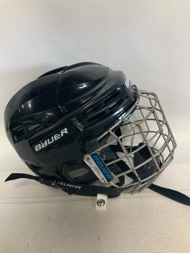 Used Bauer IMS 5.0 Helmet Cage Combo Black SM 11823-S000039454
