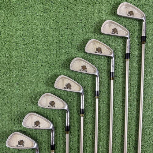 Ben Hogan Medallion 1995 3-EW Iron Set Factory FM 3.0 Graphite Firm Stiff Flex