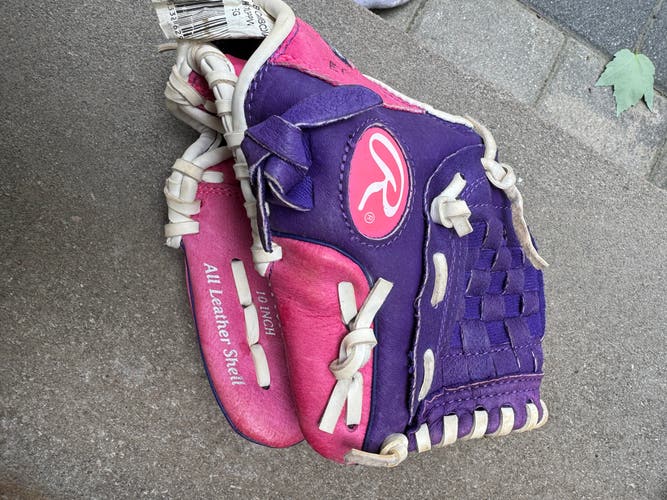 Rawlings Highlight Series RH Baseball Glove 10" (Used) Pink/Purple