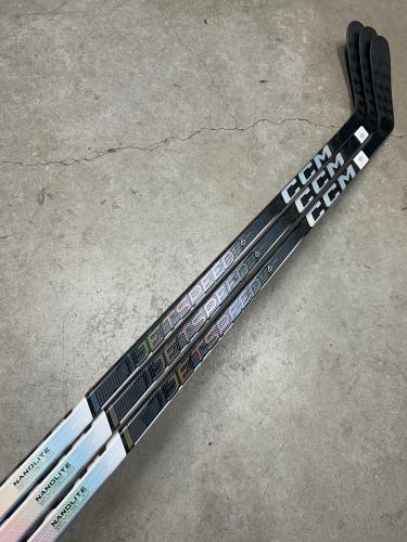 3 PACK 105 Flex P29 Senior CCM JetSpeed FT6 Pro Left Hand Hockey Stick Pro Stock (New)