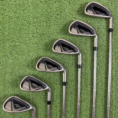 Callaway Edge 2024 Iron Set 6-PW SW Stiff Flex Steel Right Handed