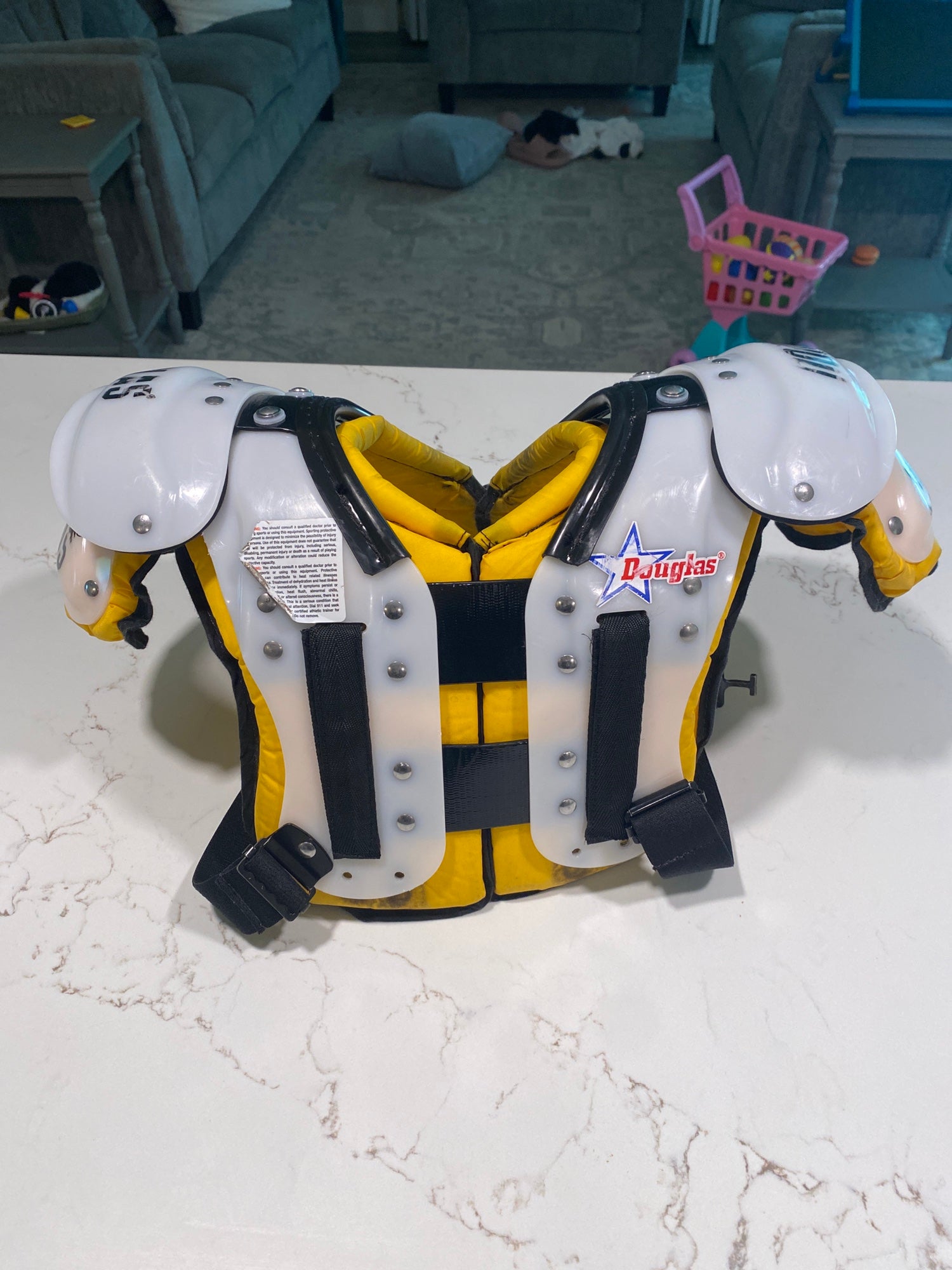 Extra Small Adult Douglas Shoulder Pads (New) - DOUGLASSP FF17-XS