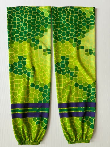 New Adult K1 Pro Stock Socks - Green