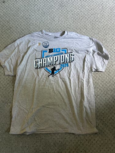 BIG 10 Men’s Lacrosse Champs T-Shirt, XL (New)