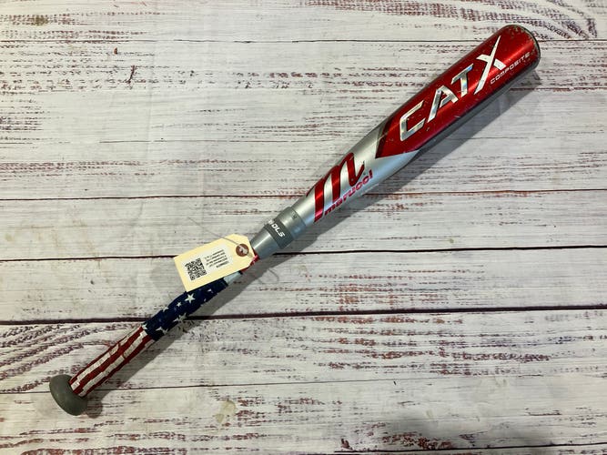 2023 Marucci CAT X Composite Bat USSSA Certified (-10) Composite 17 oz 27" (Used)