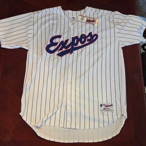 Montreal Expos Russell Athletic Authentic Collection Jersey New with Tags Sz 52