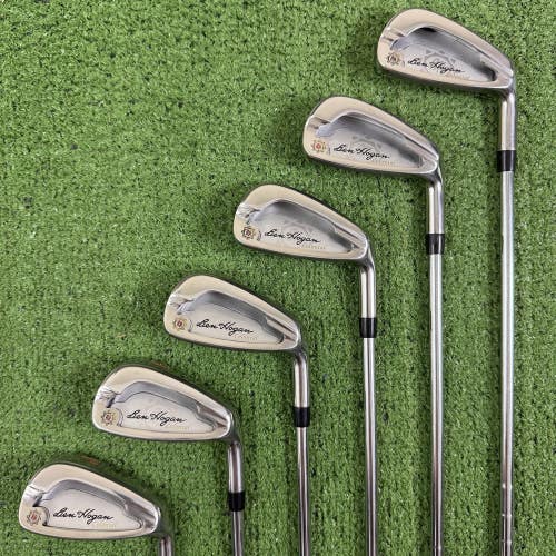 Ben Hogan Colonial Iron Set 5-PW Uniflex Steel Shafts Vintage