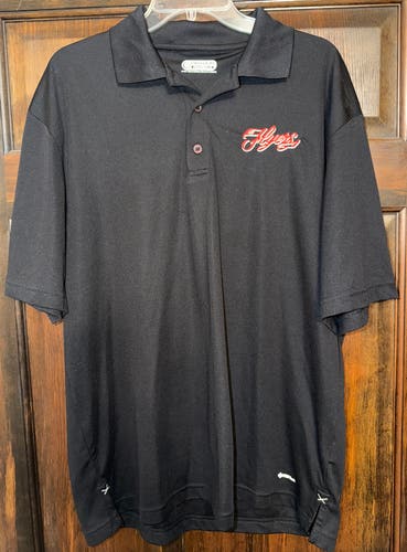 Men's USED GOJHL LEAMINGTON FLYERS GOLF   POLO SHIRT