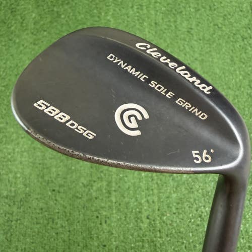 Cleveland 588 DSG Dynamic Sole Grind Gunmetal Sand Wedge 56 Steel Shaft