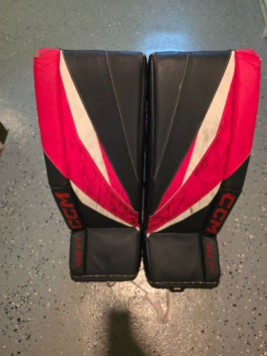 30" 2023 CCM Axis F9 Goalie Leg Pads (Used)