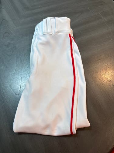White Unisex Large Youth Champro Game Pants (Used)