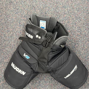 Black Vaughn Velocity V9 Hockey Goalie Pants (Used) | Junior S/M