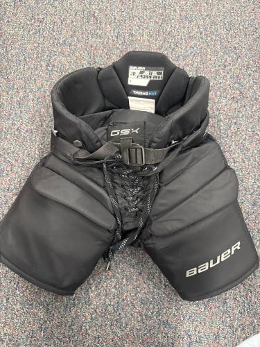 Black Bauer GSX Hockey Goalie Pants (Used) | Junior S/M