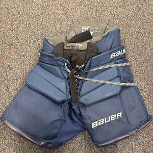 Blue Bauer Elite Hockey Goalie Pants (Used) | Intermediate Small