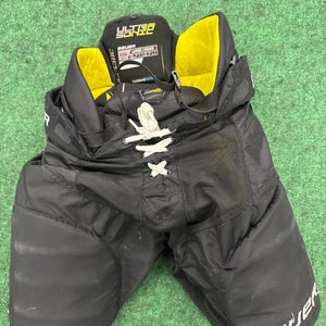 Black Bauer Supreme Ultrasonic Hockey Pants (Used) | Youth Large