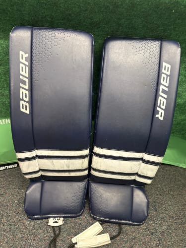 Blue Bauer GSX Goalie Leg Pads (Used) | Junior Medium (28+)