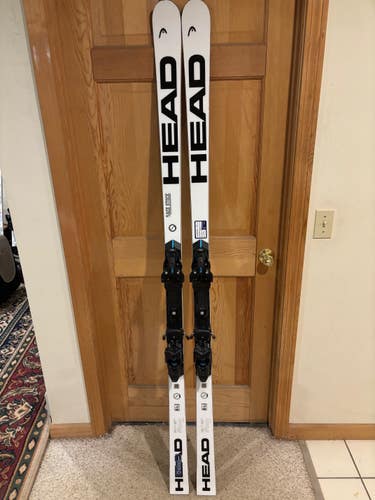 HEAD 188 cm Racing WC Rebels e-GS FIS Skis With Bindings Max Din 16 (Used)