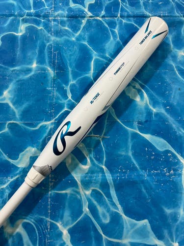 White 2023 Rawlings Mantra Composite Bat (-10) Composite 22 oz 32" (Used)