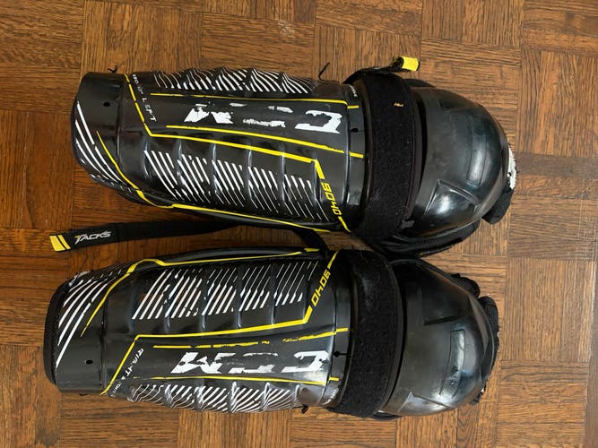 Junior CCM Tacks 13" Shin Pads (Used)