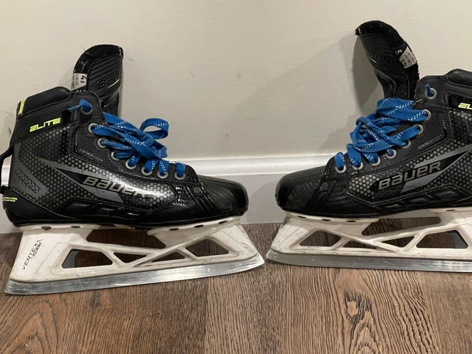 2024 Bauer Elite Hockey Goalie Skates Regular Width Size 4.5 (Used)
