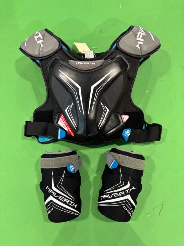 Maverik Charger Shoulder Pads + Elbow Pads | Youth Medium