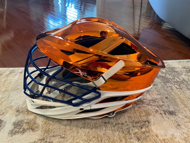 Chrome Orange Cascade XRS Helmet (LIKE NEW!) SEND OFFERS PLZ. WILLING TO NEGOTIATE!
