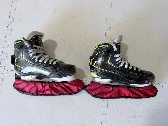Bauer GSX Hockey Goalie Skates Regular Width Size 3.5 (Used)