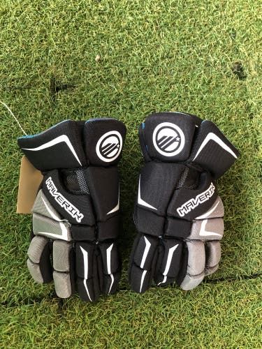 Black Maverik Charger Lacrosse Gloves (New)