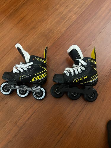 CCM Super Tacks 9350 Inline Skates Regular Width Size 12 (Used)