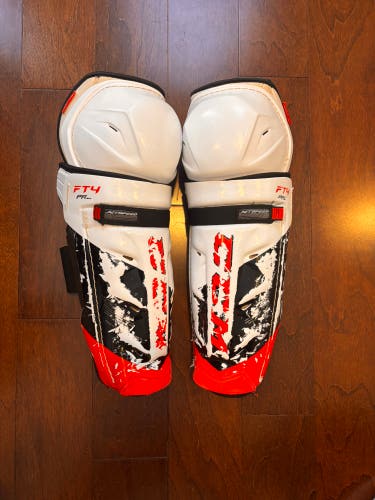 Senior CCM JetSpeed FT4 Pro 15" Shin Pads Pro Stock (Used)