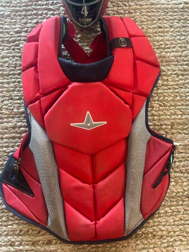 Red All Star MVP Pro Catcher's Set (Used)