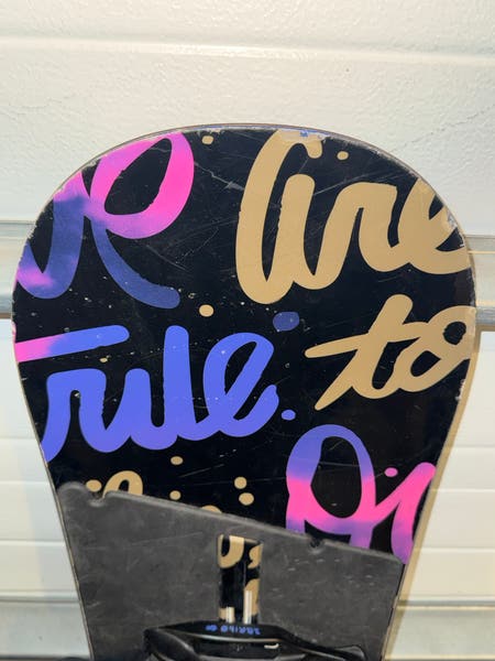 Women's Burton Socialite Snowboard With Large Burton Scribe