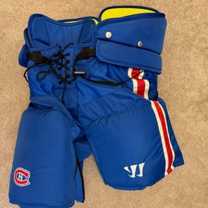 Montreal Canadiens  Warrior Hockey Pants Pro Stock (New) - Senior Small