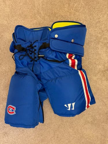 Montreal Canadiens  Warrior Hockey Pants Pro Stock (New) - Senior Small