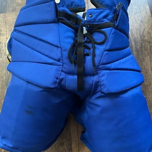 St. Louis Blues Used Senior Medium CCM HPG 14A Hockey Goalie Pants Pro Stock Fit 2