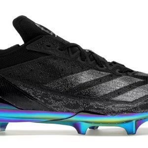 Black Men's Size M 10.5 (W 11.5) Adult Adidas Adizero Low Top (New)